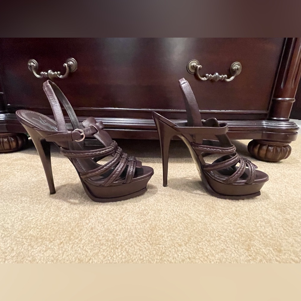 YSL Yves Saint Laurent Hampton Platform Stilettos Sz 40 / US Sz 10